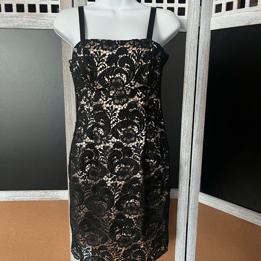Forever 21 French Lace Black Dress